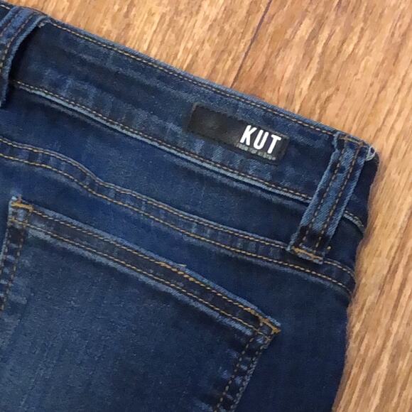 Kut from the Kloth Donna Ankle Skinny Dark Wash Blue Denim Jeans Size 4 - Picture 8 of 11
